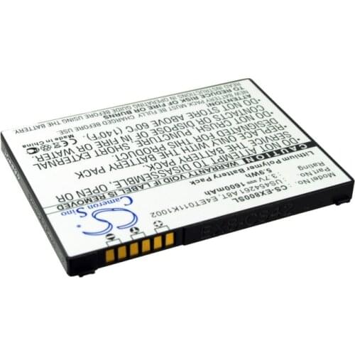 CS 1600mAh/5.9Wh battery for E-TEN glofiish M750,M800,M810,X800 BT0010T002,BT0010T003,E3AR061K2002,E4ET011K1002
