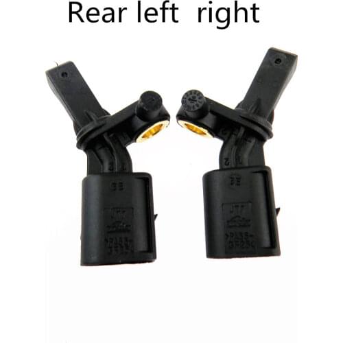 2 Pcs Car Wheel Speed ABS Sensor Rear Left Right For VW Polo 9N 6R 6C Passat Tiguan Audi A1 A2 A3 TT Fabia WHT 003 862 WHT003863