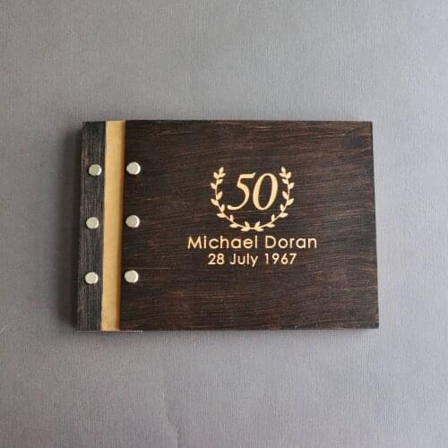 Rustic Custom Guest book Photobooth Guestbook Wooden Guest Book Birthday Guest Book Party Guestbook