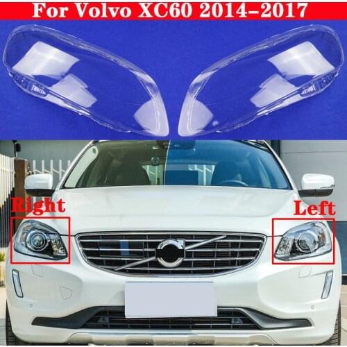 For VOLVO XC60 2014-2017 Car Front Headlight Cover Auto Headlamp Lampshade Lampcover Head Lamp light glass Lens Shell Caps
