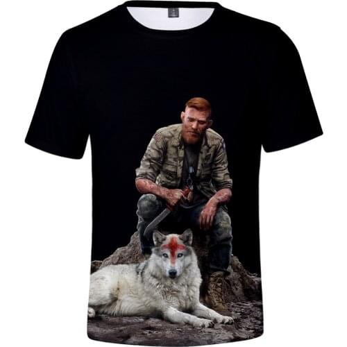 Far Cry 5 Kids T Shirt Game Harajuku High Quality Mens Tshirt Cool Far Cry 5 Tshirts 3D Print Summer Breathable Tees Oversize