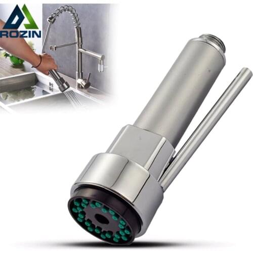 Chrome Pull Out Spray Kitchen Replacement Spray Head Kitchen Faucet Sink Sprayer Pull Down Kitchen Spout Head