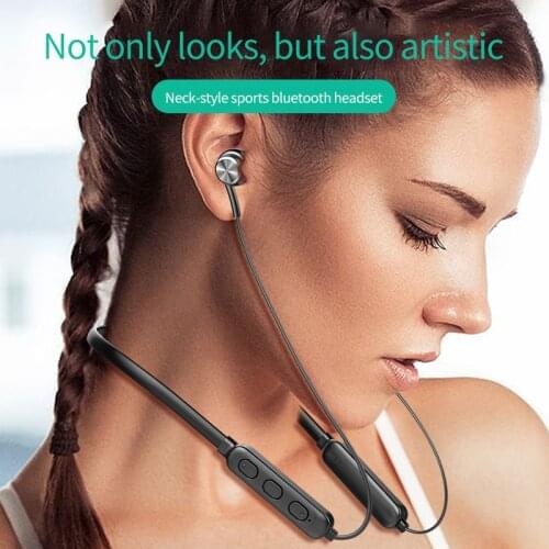 No Latency Gaming Bluetooth-compatible 5.0 Headset Wireless Neck-Mounted Headphones Magnetic Waterproof Headset