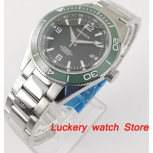 Corgeut 41mm Luxury Military Mechanical Watch Miyota Automatic Movement Men Mechanical Wrist Watches