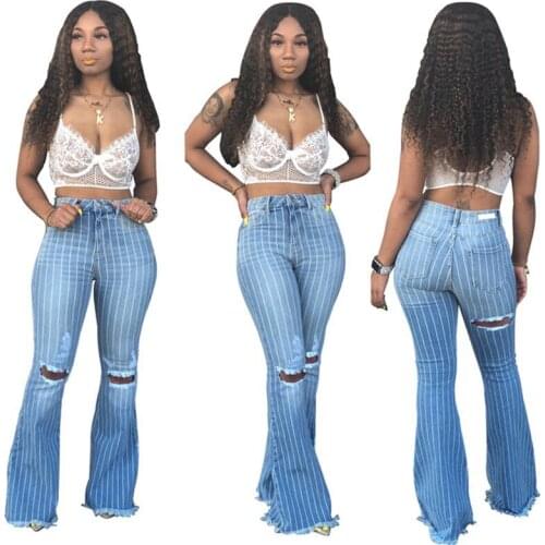 Женские джинсы клеш KEAIYOUHUO China At AliExpress