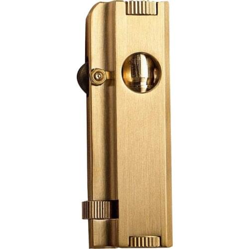 CHIEF Classic Brass Retro Kerosene Windproof Lighter Ignited On Three Sides Of Trench Funny Gadget For Men Kitchen Barbecue Tool