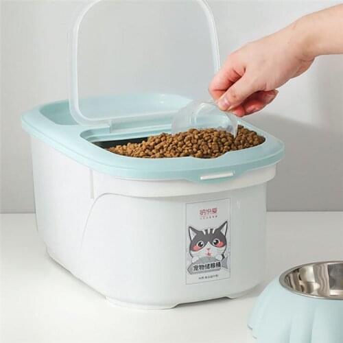 Rice barrel grain storage barrel Cat Dog Food Pet Food Storage Sealed Moisture-proof Storage Bucket Large Capacity Storage Box