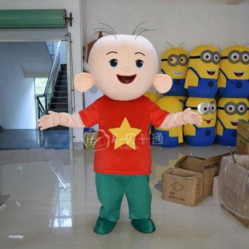 Tutu Boy Mascot Costume Big Ears Tutu Cute Baby Boy Mascot Costume Cartoon Costume for Halloween Party Event