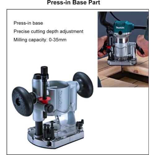 Makita RT0700C Woodworking Trimming Machine Optional Accessories Base PartS Linear Guides Transparent Base Slotted Press-in Base
