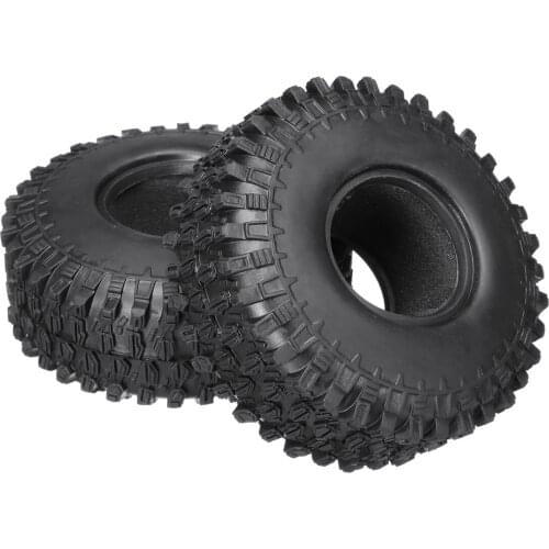 1.9-Inch 120mm Diameter 45mm wide simulation climbing car hub tire skin TRX-4 tire SCX10 90046 D90 accessories (2 Pack /4)