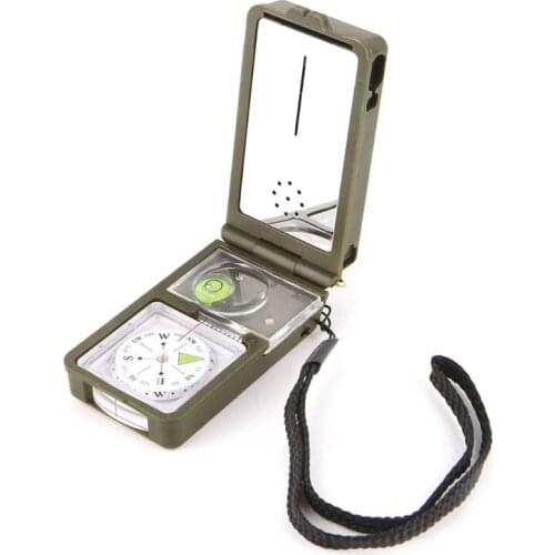 Outdoor Survival Military Camping Hiking Compass Tool Kit Combination Compass Kit 10-in-1 Multi-Function