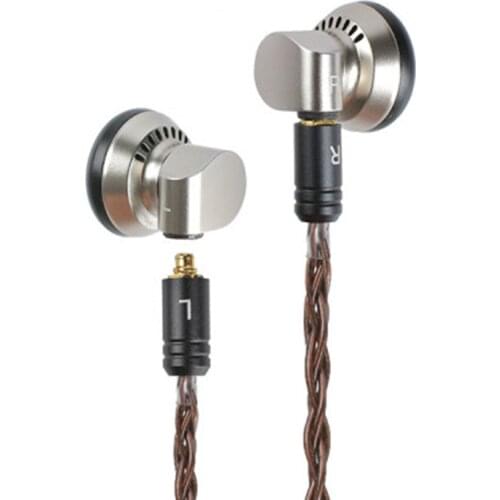 Yincrow RW1000 In Ear Metal Flat Head Earbuds Carbon Fiber Titanium Crystal Diaphragm HiFi Earphone 3.5MM\2.5MM\4.4MM Cable