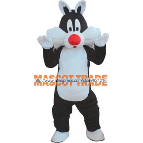 New Professional Cat Fancy Dress Mascot Costume Adult Size with free shipping