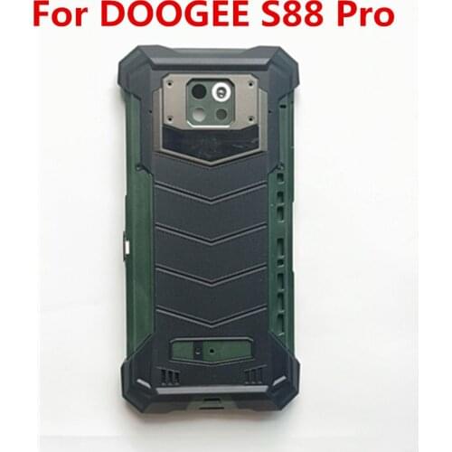 New for Doogee S88 Pro Back Battery Cover Case Bateria +Usb Board Plug Charger+Loud Speaker Camera Lens Replacement Accessories
