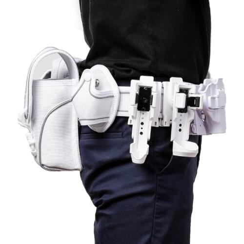 NEW White Quick-Drawing Stick Sheath Tactical Rotating Flashlight Sheath Outdoor Three-In-One Waist Belt Sheath Spray Sheath