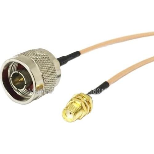 New Modem Conversion Cable SMA Female Jack To N Male Plug Connector RG316 Cable 15CM 6" Adapter RF Pigtail Fast Ship