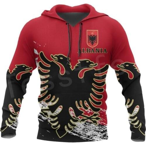 Tessffel Newest Country Flag Albania Symbol Funny NewFashion Men/Women Sweatshirt/Hoodies/zip/Jacket 3Dprint Tracksuit Casual 14