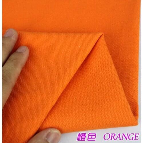 Orange Upholstery Canvas Cotton Duck Fabric Cotton Fabric Canvas Fabric 60"wide Sold By The Yard Free shipping