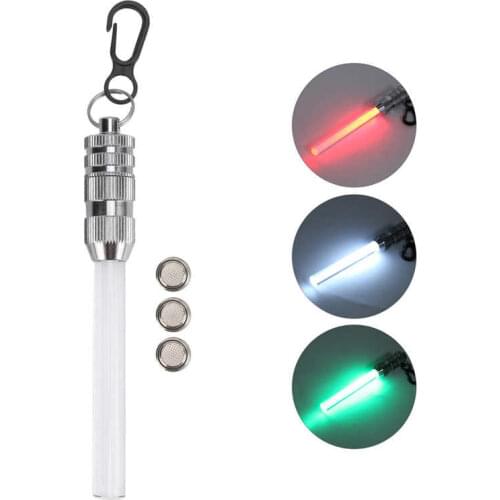 Underwater Safety Signal Light Diving Warning Signal Light Stick Diving Light Scuba Night Dive LED Alerting Flashlight Lamp