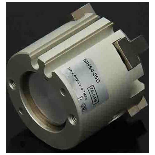 Bore size 50mm MHS4 Series Parallel Style Air Gripper Three finger air gripper cylinder