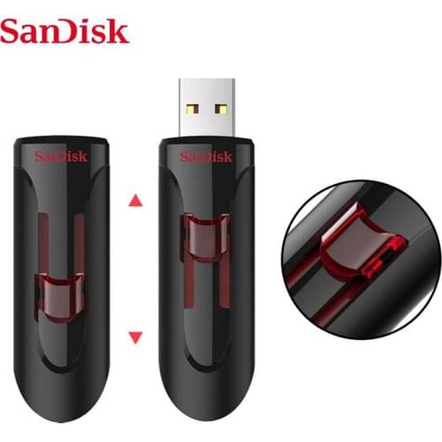 SanDisk 100% Original CZ600 USB Flash Drive 128GB Super Speed USB 3.0 Memory Stick USB 3.0 Pen Drives