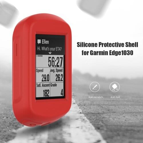 Silicone Case Anti Scratch Protective Cover Shell Elegant Watch Comfortable Element for Garmin Edge 1030 1030 Plus