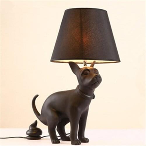 Cute Dog Creative Decorative Lamp Modern Simple Childrens Room Proud Dog Lamp Free Shipping