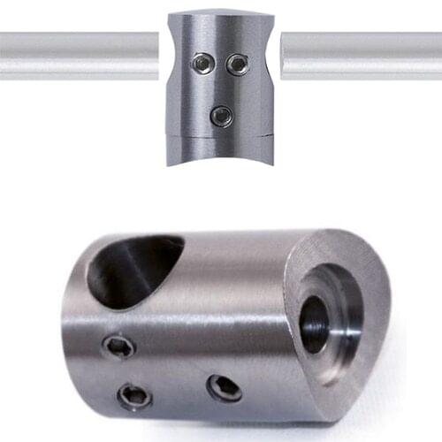 Freeshipping AISI 316 E00693200 Round Bar Holder Connector For Round Newel Post