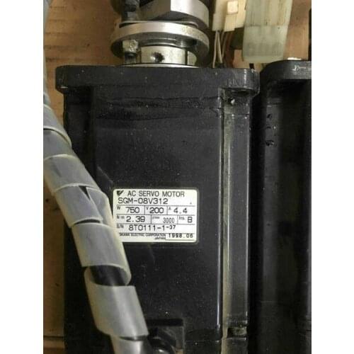 Servo motor SGM-08V312 , used ,90% appearence new , 3 months warranty , in stock