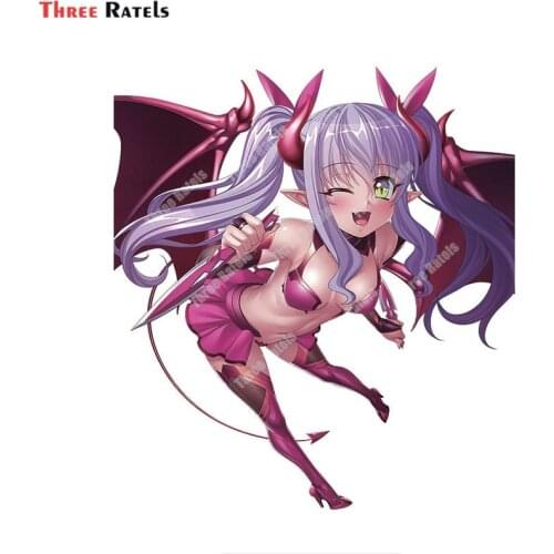 Three Ratels A914 Lilim (taimanin asagi battle arena) Anime Cartoon Car Stickers Auto Decals Decoration Waterproof Protected