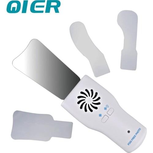 Full Medical dental orthodontic imaging LED fog free photo mirror stainless steel refractor mirror oral photo photographic