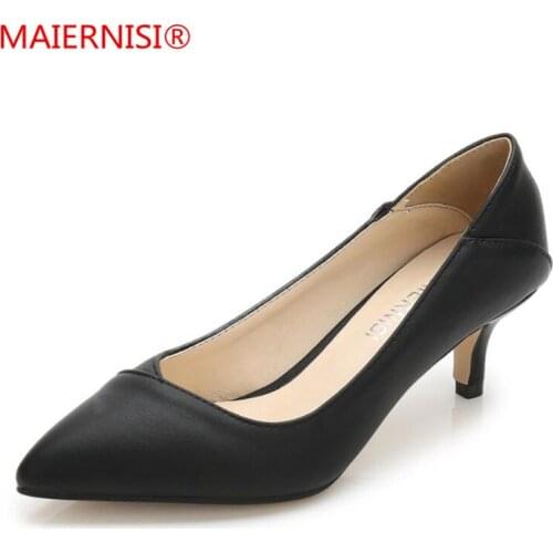 2018 New Fashion high heels women pumps 5CM thin heel classic sexy prom wedding shoes Big Size 34-45