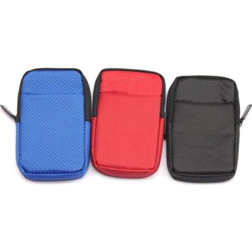 1pc Storage Bag Wear-resistant Dust-proof Resilient 2.5inches External Hard Drive Carry Pouch for Digital Parts Accessories