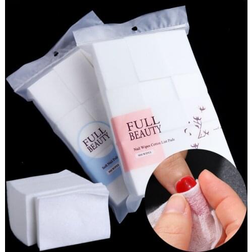 1 pack Gel Polish Remover Pad Nail Wipes Cleaning Lint Free Paper Pad Soak off Remover Manicure Cotton Napkins Wrap Tool