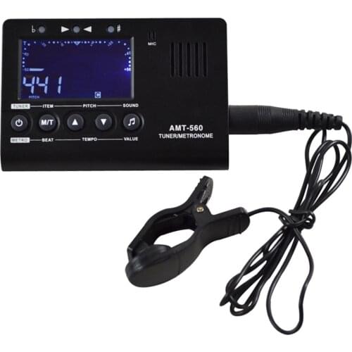 2019 NEW Tuner Electric Metronome Multifunction Microphone 3 In 1 For Guitar Violin Ukulele ASD88