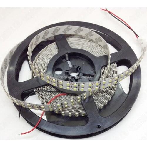 50m/Lot Wholesale 3528 LED Strip Double Row Non-waterproof IP22 LED Rope Light 240LEDs/M