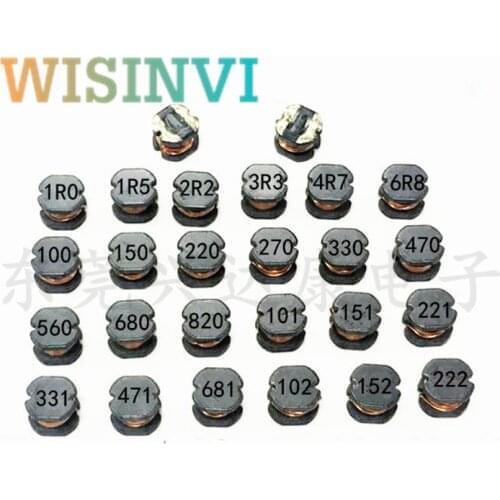500pcs/lot SMD Power Inductor CD32 CD43 CD54 CD75 10uH 22uH 33uH 47uH 100uH 470uH 100 220 330 470 101 471 5mm 5.2x4.5mm