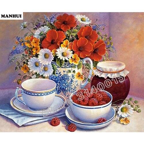 Diamond Embroidery Flower strawberry Daimond Painting Beading Embroidery Kits For Needlework Picture From Photos Painting BAC083