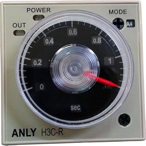 ANLY H3C-R (H3CR) multi-function time limit relay controller 220V 1.2S to 300h 24v-240v