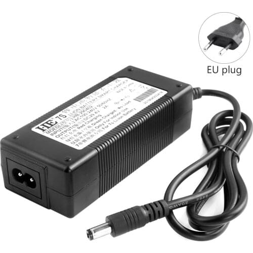 29.4V 2A 24V Battery Pack Power Adapter 6S Li-ion Charger AC 100-240V US/EU/UK For 6 series 6s lithium polymer Li-ion battery