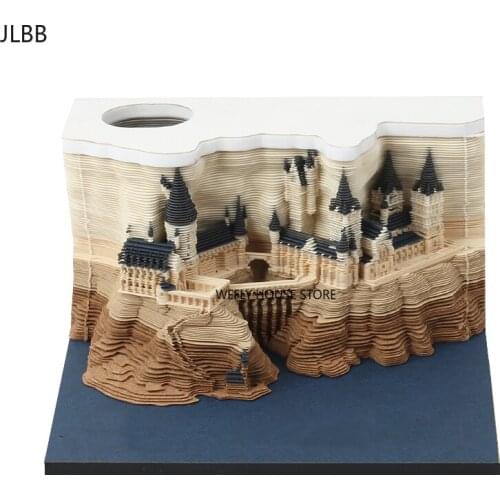 Special Block 3D Memo Pads Novelty Famious Movie Building Block 3D Note Pad Design Christmas Gift