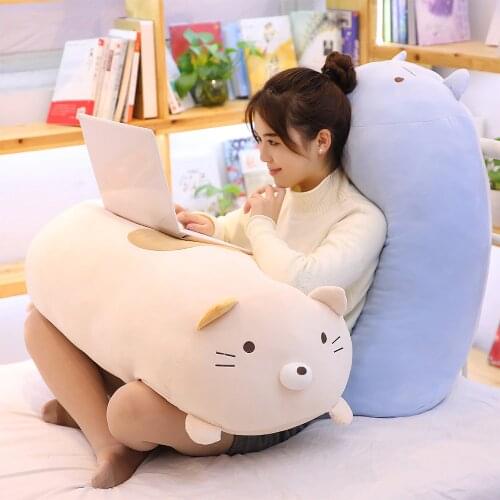 30cm 60cm 90cm Big Corner Bio Pillow Japanese Animation Sumikko Gurashi Plush Toy down cotton Cartoon Kids Girls Valentine Gift