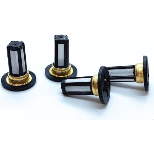 Wholesale TOP quality 50pcs nylon mesh strainers fuel injector micro filter 13*10.5*3.6mm for honda cars fuel system (AY-F106A)