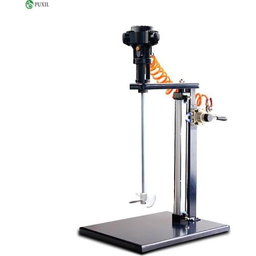 Pneumatic Paint Mixer Automatic/Manual Lifting Air Agitator Blender Stirrer Ink Glue Mixing Machine 5 Gallons 20L