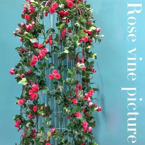 36 Head Artificial Rose Vines Home Decoration Flowers Silk Flowers Wedding Flowers Hanging Flowers Vines Flowers and Vines