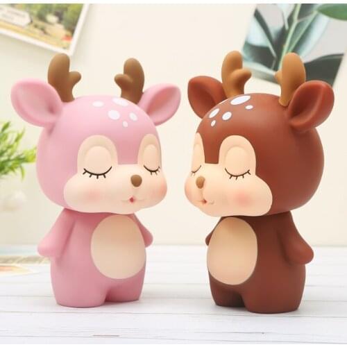 Ceramic Cartoon Piggy Bank For Adults Cute Animal Money Savings Gifts Tank Puppy Toy Dispensador De Monedas Home Decor GG50cq