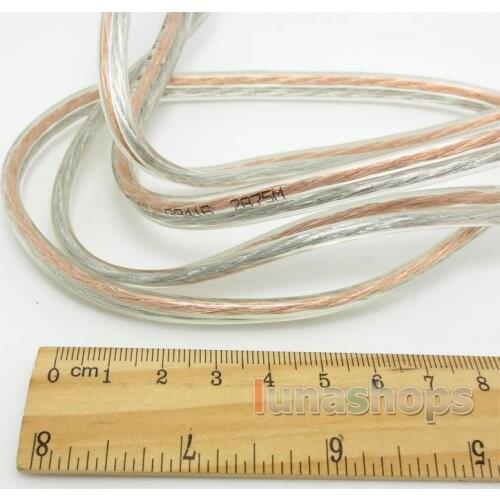 LN004353 10m long 2 pins GQX Real sound OFC high class speaker Cable Wire