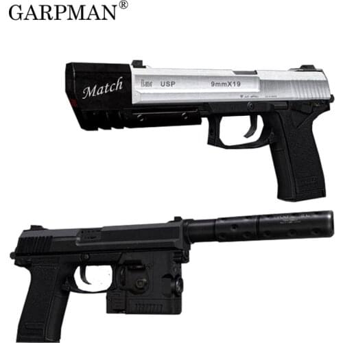 1:1 Hitman USP Pistol Paper Model Gun Weapons Russian 3D Papermodel Diy Handmade Toy
