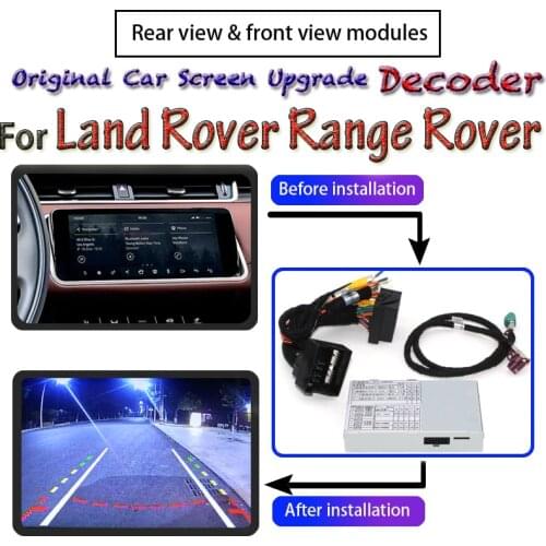 For Land Rover Range Rover Evoque Velar Range Rover Sport 2011~2020 Rear Camera Adapter Module Original Screen Upgrade Decoder