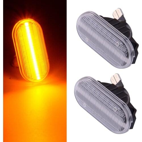 NIS-26160AX00A 18A529012B 1 Pair Dynamic Flowing LED Side Marker Repeater Indicator Turn Signal Light Lamp Fit for Nissan Navara